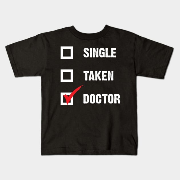 Doctoral Dating Kids T-Shirt by Emma